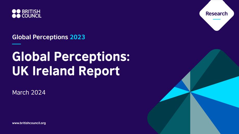 ieBritish's tweet image. 📣We&apos;ve released &apos;Global Perceptions: UK Ireland&apos;, a report capturing young Irish people’s perceptions of the UK from high-level quantitative data from the #GlobalPerceptions2023 Survey &amp;amp; a research briefing in March 2024.

Read the report &amp;amp; find out more: t.ly/pbgHI