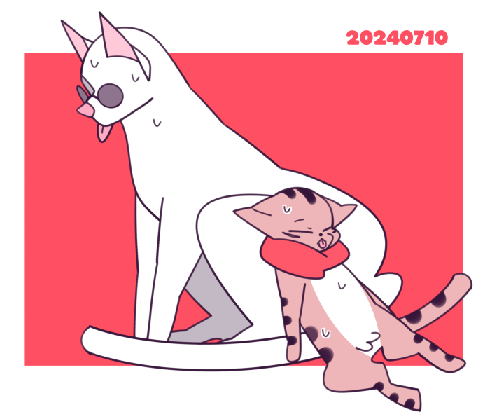五悠「猫五悠 」|ニボシのイラスト