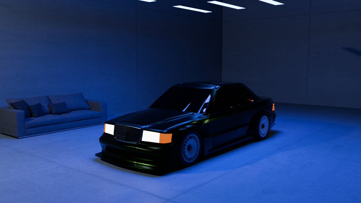 adzinfitra's tweet image. My 3D Modelling journey.

The donut was an excellent project, so now I try to model a car...

Yes, of course, the topology is fucked up, at least I tried. 
But this render is still worth being a wallpaper. 

#MercedesBenz190E