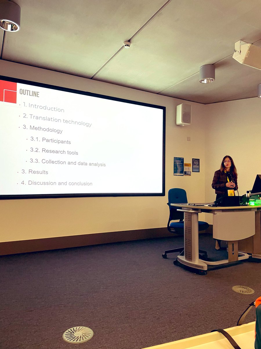 Lucía Jiménez (@luciajimenezuco) on Twitter photo 🔝I had the pleasure to chair one of the 10:15h panels today at <a href="/TaLC2024/">TaLC conference 2024</a> and could enjoy the presentations by <a href="/Weihang_Huang_/">Weihang Huang</a> on Large Language Models, by <a href="/AzaharaVeroz/">Azahara Veroz</a> on the UCOTerm glossaries, and by <a href="/Miribuendia/">Míriam Buendía</a> on the use of corpus by trainee translators 😉 Thank you all! 🔝I had the pleasure to chair one of the 10:15h panels today at <a href="/TaLC2024/">TaLC conference 2024</a> and could enjoy the presentations by <a href="/Weihang_Huang_/">Weihang Huang</a> on Large Language Models, by <a href="/AzaharaVeroz/">Azahara Veroz</a> on the UCOTerm glossaries, and by <a href="/Miribuendia/">Míriam Buendía</a> on the use of corpus by trainee translators 😉 Thank you all!