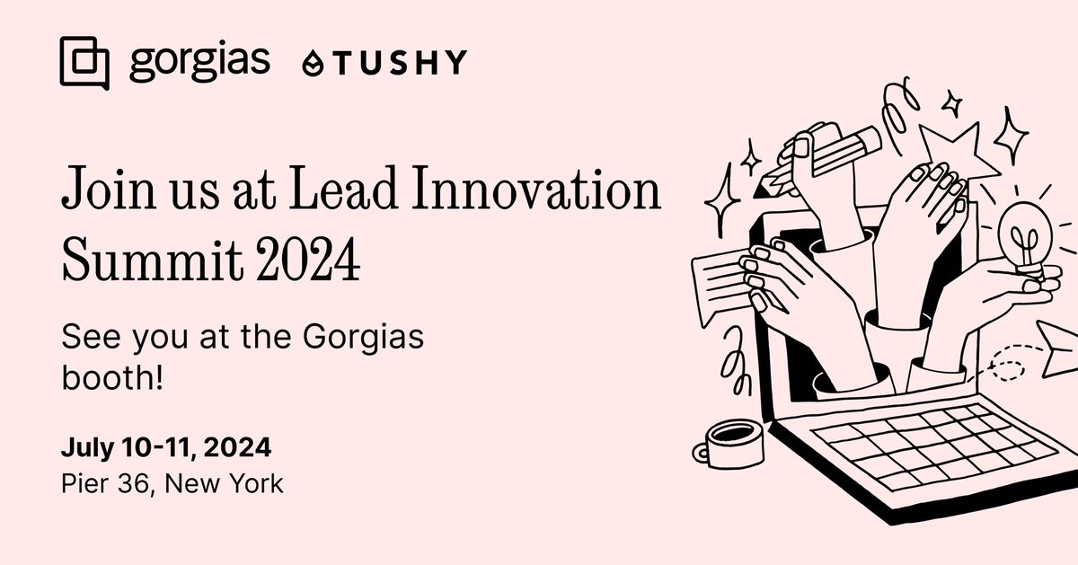 Ren Fuller-Wasserman (@renwazee) on Twitter photo Whoโs in NYC for the Lead Innovation Summit?! ๐ฝ
Find me at the <a href="/gorgiasio/">Gorgias ๐จ</a> booth #803 to talk all things CX and <a href="/hellotushy/">TUSHY Bidet</a> ๐ฆ๐
Join Justin Holmes and I on July 11 at 11:30am on Stage 2 to hear about How TUSHY Transforms Customer Insights into Business Strategies. ๐ฉ #cx Whoโs in NYC for the Lead Innovation Summit?! ๐ฝ
Find me at the <a href="/gorgiasio/">Gorgias ๐จ</a> booth #803 to talk all things CX and <a href="/hellotushy/">TUSHY Bidet</a> ๐ฆ๐
Join Justin Holmes and I on July 11 at 11:30am on Stage 2 to hear about How TUSHY Transforms Customer Insights into Business Strategies. ๐ฉ #cx