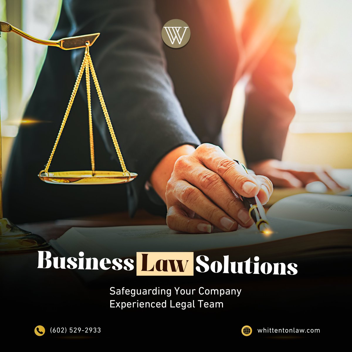 WhittentonLaw's tweet image. Protecting your company with experienced solutions. 
Visit now: whittentonlaw.com
#BusinessLaw #LegalSolutions #CompanyProtection #TrustedLawyers #LegalAdvice #BusinessLaw