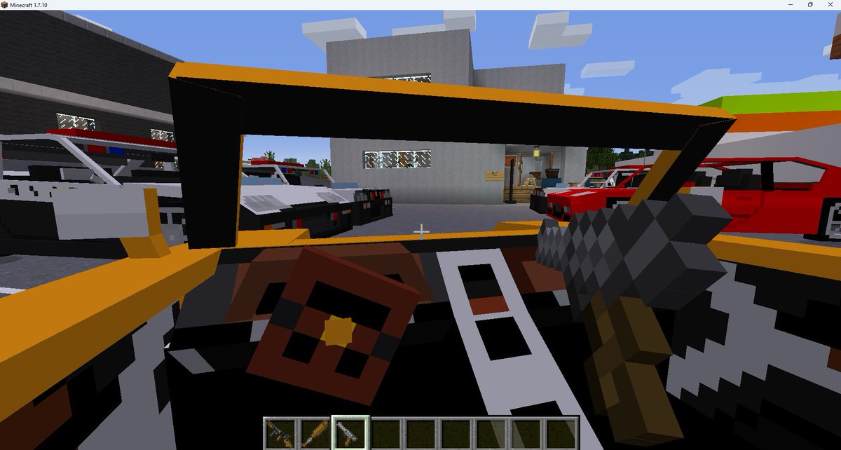 kairu_maikuraaa's tweet photo. これで交番へ行くｗｗｗ
#マイクラmod 
#minecraft建築コミュ 
#マイクラ 
#flansmod https://t.co/stRCEZXp5R
