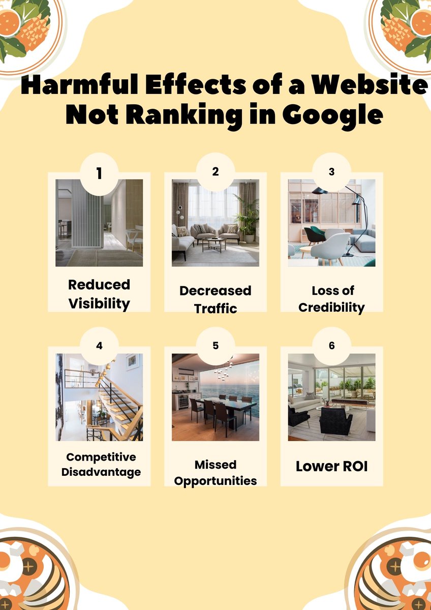sumaiakhushi's tweet image. When a website does not rank well on Google, it faces several detrimental impacts that can hinder the success of an interior design business.#interiordesign
#interiorbusiness
#contentmarketing
#interiorbusinesstips