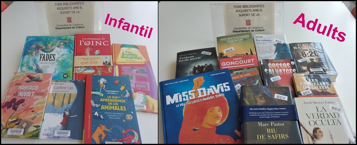 bnavarclessv's tweet image. Amb la subvenció de l&apos; #OSIC hem adquirit un munt de novetats precioses que ja teniu a punt per endur-vos a casa 😍  #SubvencióOSIC
Us en deixem una petita mostra 📚 @cultura_cat @ajnavarcles @bibliotequesXBM @CulturaCCentral  #bibliotequesxbm @bibliotequescat