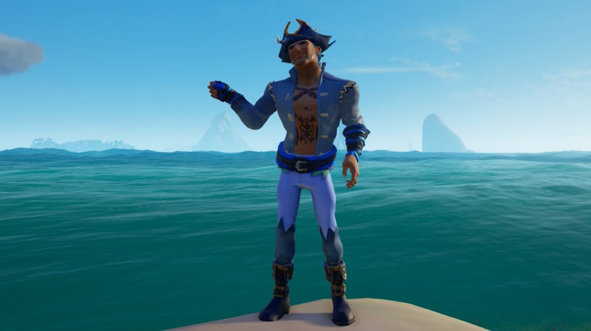 Theme: Monochrome
Color: Blue
The blue man has arrived

<a href="/SeaOfThieves/">Sea of Thieves</a> #SeaOfThieves #StyleOfThieves