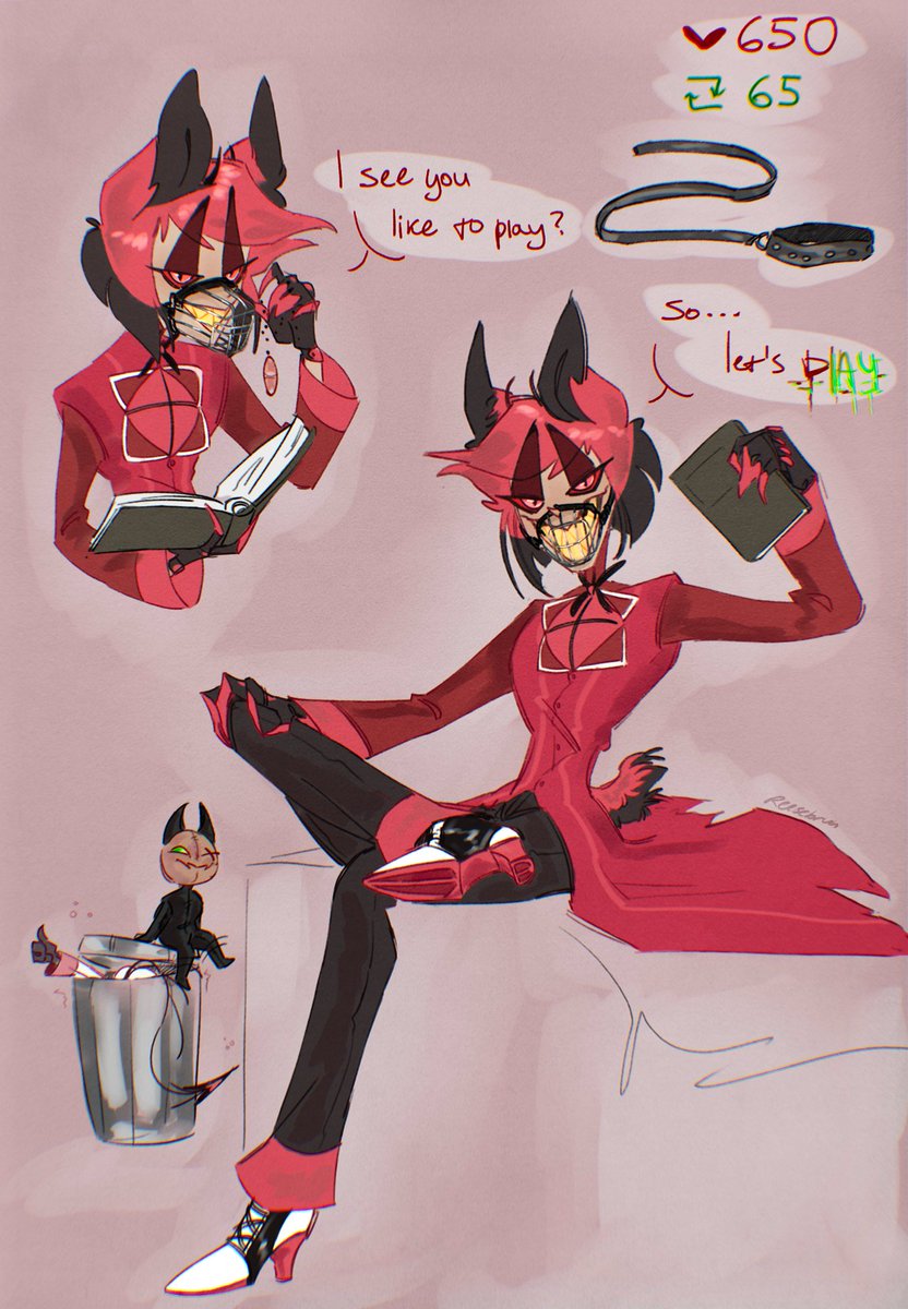 lopexbruh's tweet photo. Alastor invites you to play and raises the stakes!🤭🧡 We hope Lucifer gets out of the trash can... 

Anyway! For the next answer, I'm going to change the submission format a bit🤔

#radioapple #HazbinHotel #HazbinHotelLucifer #HazbinHotelAlastor #HazbinHotelFanart https://t.co/TJavJ9PkwH