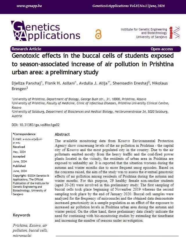 Genetics & Applications (G&A) tweet media