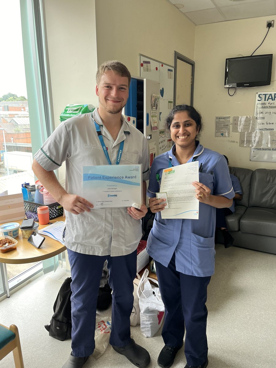 Clare Bodell (@clarebodell) on Twitter photo Big well done to Chris for winning the divisional award for patent experience and to Jissmol for winning her first Daisy nomination ☺️ <a href="/NUHNursing/">NUH Nursing</a> <a href="/EducationCas/">CAS Education</a> Big well done to Chris for winning the divisional award for patent experience and to Jissmol for winning her first Daisy nomination ☺️ <a href="/NUHNursing/">NUH Nursing</a> <a href="/EducationCas/">CAS Education</a>