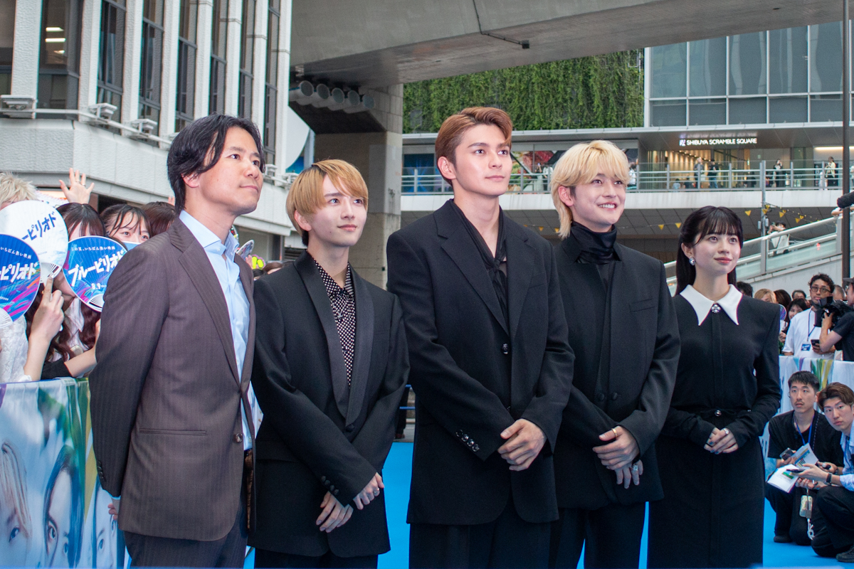 cinemalife_web's tweet photo. 『ブルーピリオド』渋谷プレミアイベント

✨高橋文哉「かわいくなる努力をした」途中で降り出した雨に「雨男なので…」

▶ https://t.co/jxkra7YMiv

#ブルーピリオド #映画ブルーピリオド
#眞栄田郷敦 #高橋文哉 #板垣李光人 #桜田ひより #萩原健太郎
@blueperiodmovie https://t.co/MfRoslC1N5