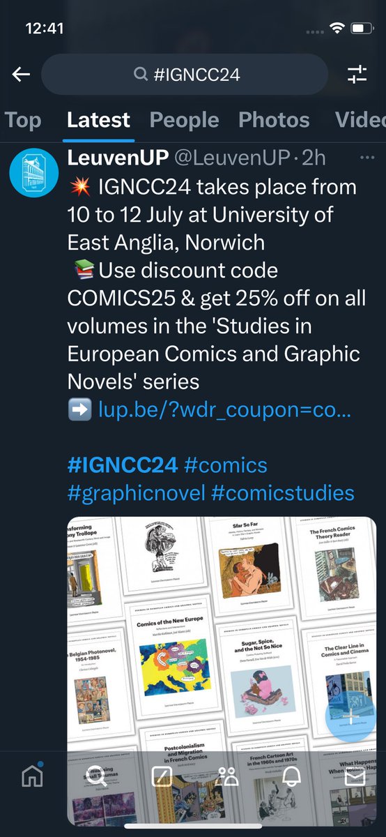 International Graphic Novel and Comics Conference tweet media