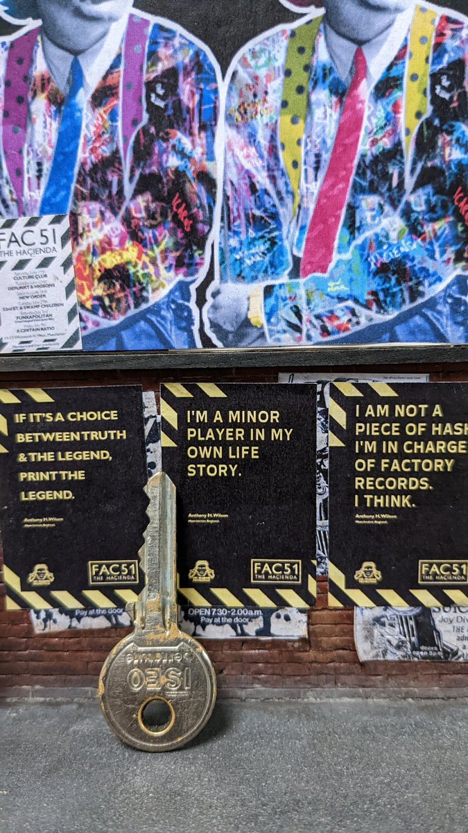 McrBuilds's tweet image. Whilst I was under I made this , a tribute to Howard.  Only kidding, a tribute to the greatest of Mancs, original art of Mr Wilson is by The Postman Art who were kind enough to let me reproduce their stuff in small.  #manchester #factoryrecords #hacienda #tonywilson