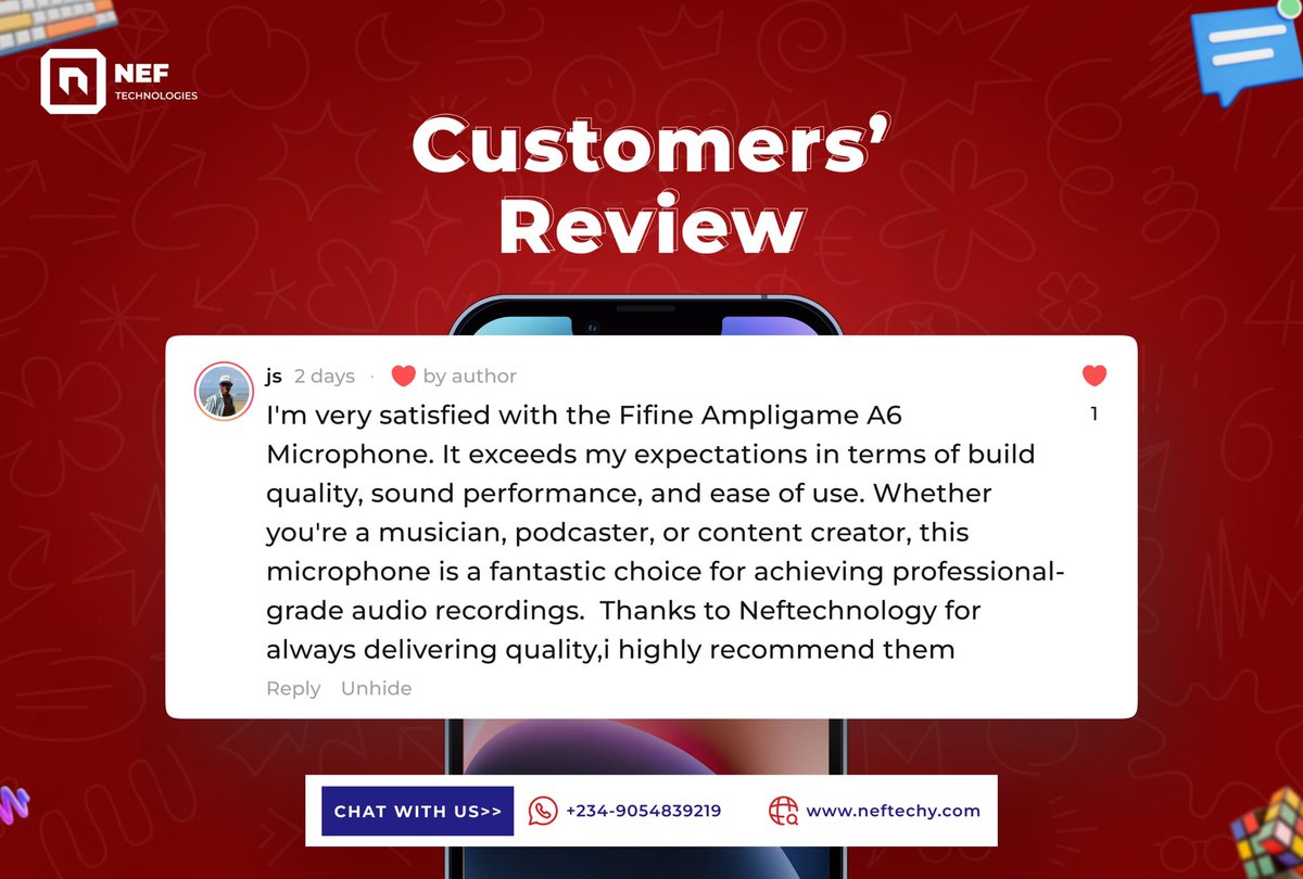 Neftechnologies's tweet photo. Still doubting our competence ? Read what our customers have to say about us…
NEF to the world 🥳 !!!
#workspacegadgets #Neftechnologies https://t.co/bwPpyIejbh