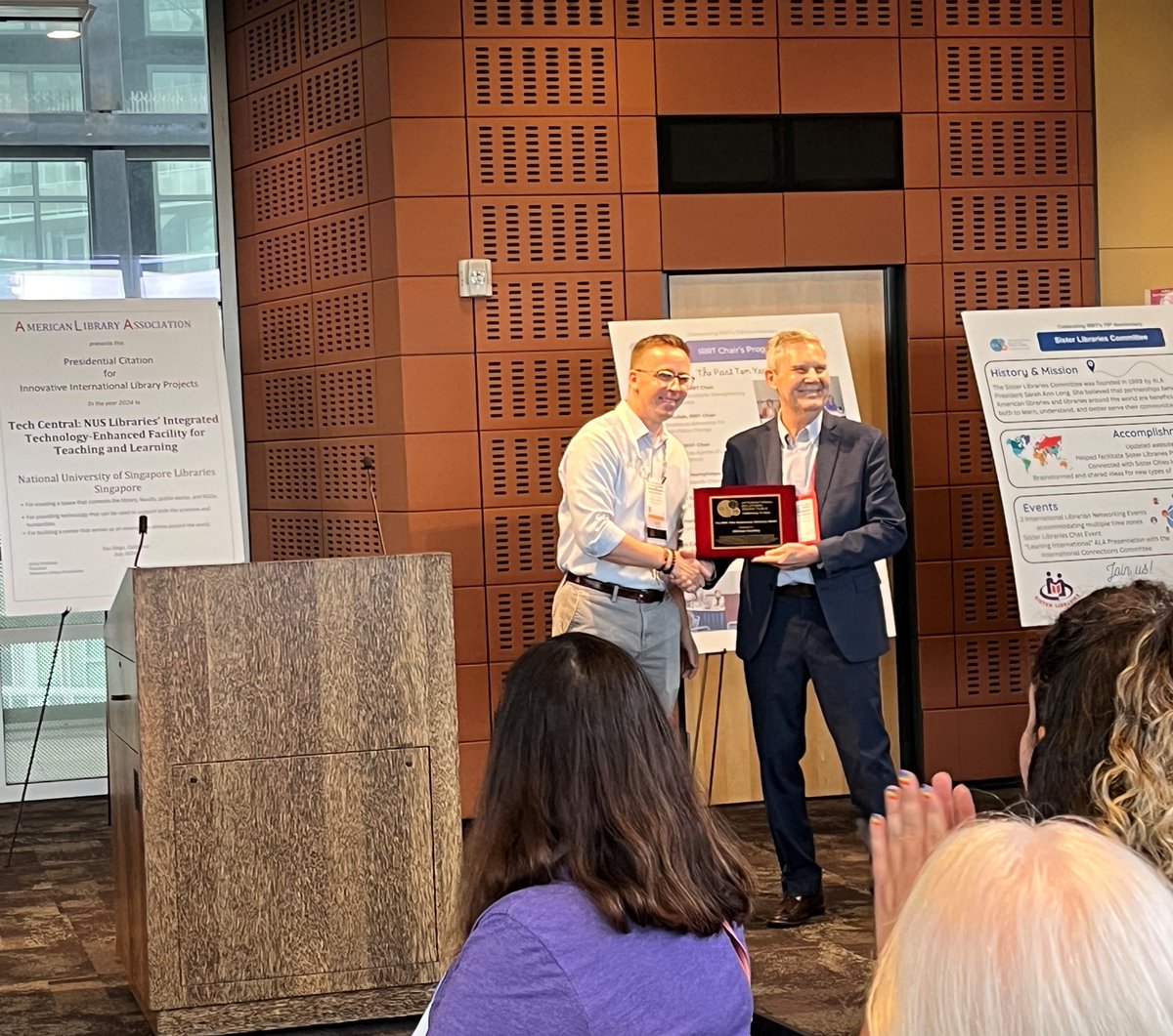 Alan S. Inouye (@alansinouye) on Twitter photo Michael Dowling receives award from the ALA International Relations Roundtable for his many years of contributions to ALA's international work. Last week at the 2024 ALA Annual Conference, at the international reception at the San Diego Public Library. <a href="/ALAIRO/">ALA-International</a> #ALAAC24 Michael Dowling receives award from the ALA International Relations Roundtable for his many years of contributions to ALA's international work. Last week at the 2024 ALA Annual Conference, at the international reception at the San Diego Public Library. <a href="/ALAIRO/">ALA-International</a> #ALAAC24