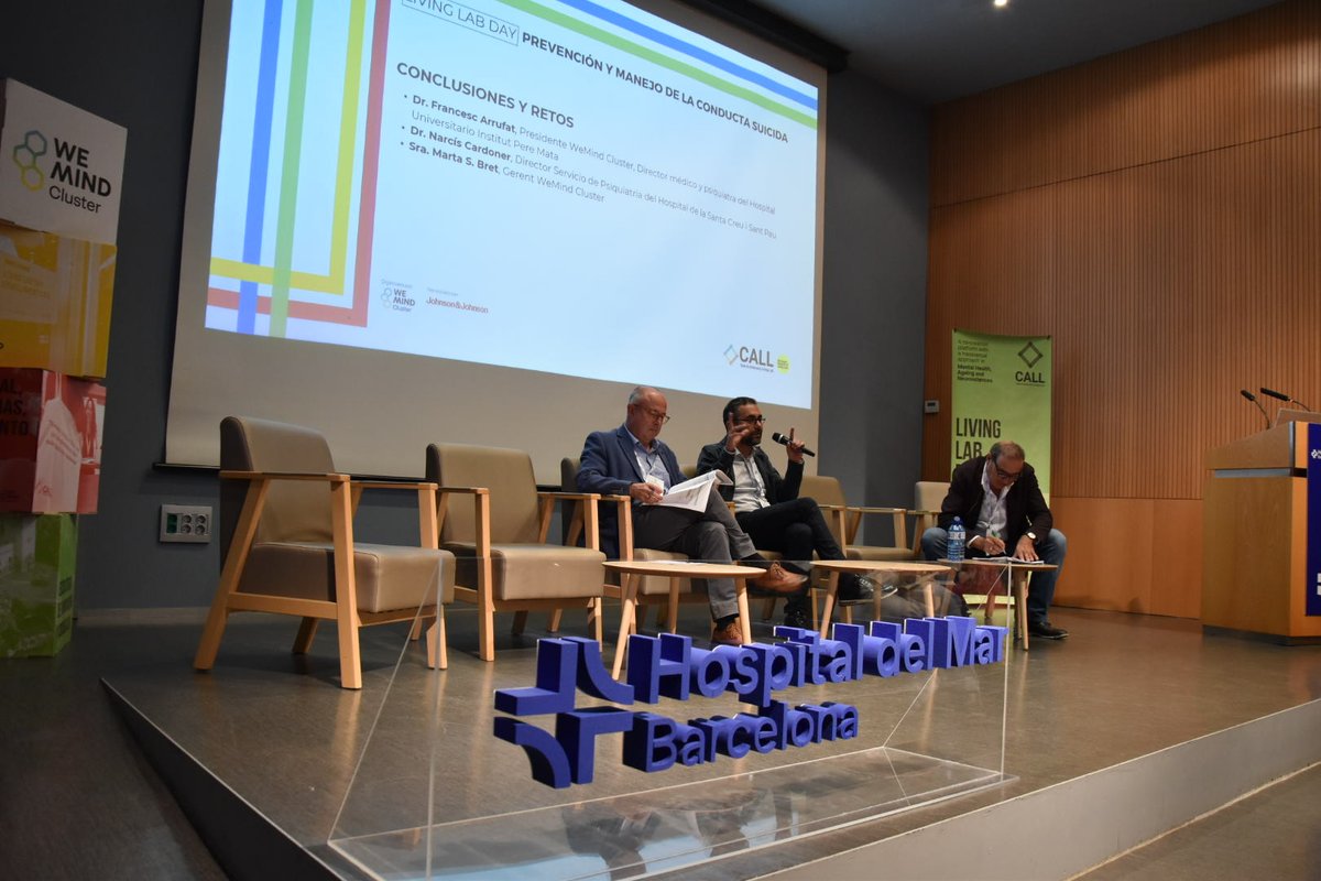 WeMindCluster's tweet photo. @JesusMesones @AsociacionDSAS @ceciliaborras @AnnaChillida @Fundaesp @educaciocat @SCPiSM @DiegoJPalao Finalitzem la jornada amb les conclusions i els reptes extrets durant la sessió amb el Paco Arrufat, president de #WeMind, el @N_CardonerMD i el @DiegoJPalao.
Full de ruta pel procés de #cocreació que treballem a través de projectes col·laboratius en la 2ª fase #LivingLab 🚀 https://t.co/dJ5kXAOOUV