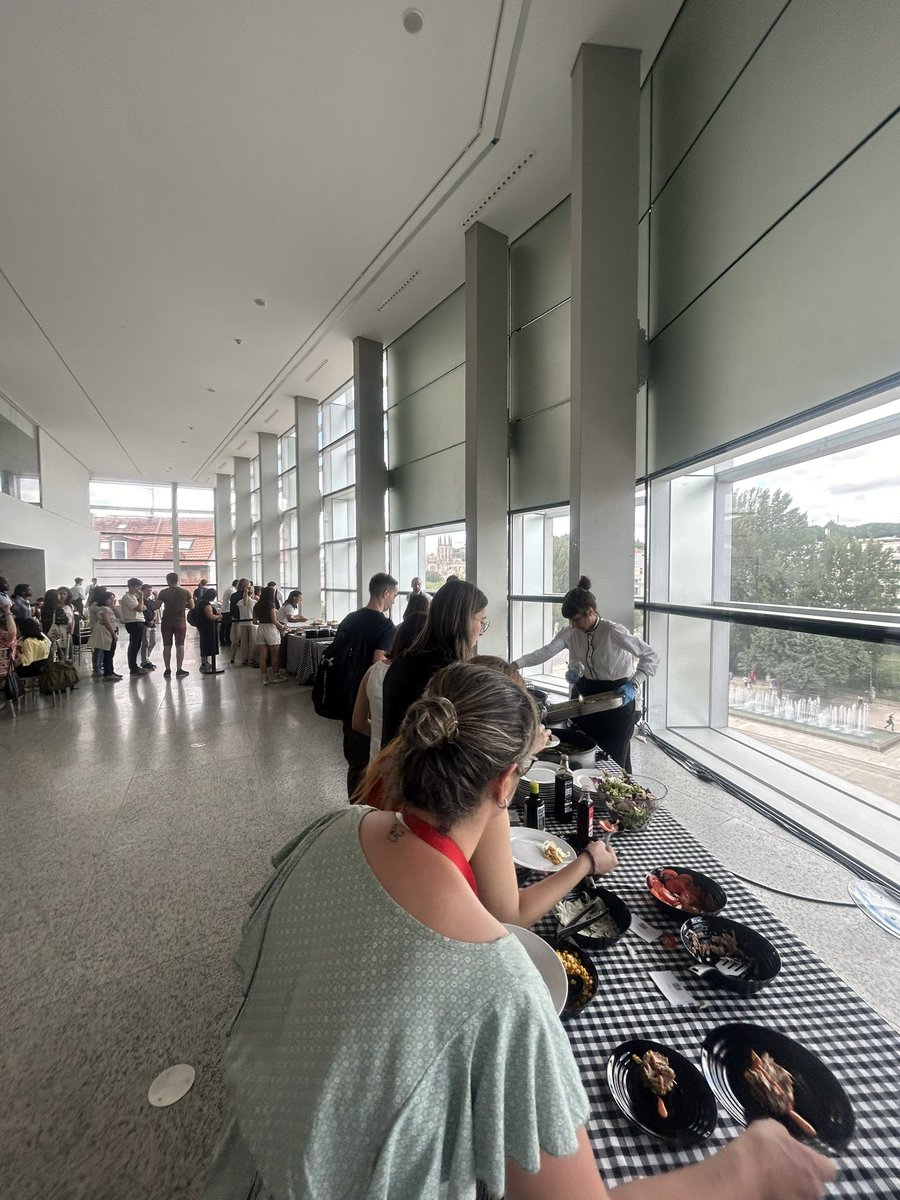 Lunch by @monasteriodelespino at FoodMicro! Still some food left! #foodmicro2024