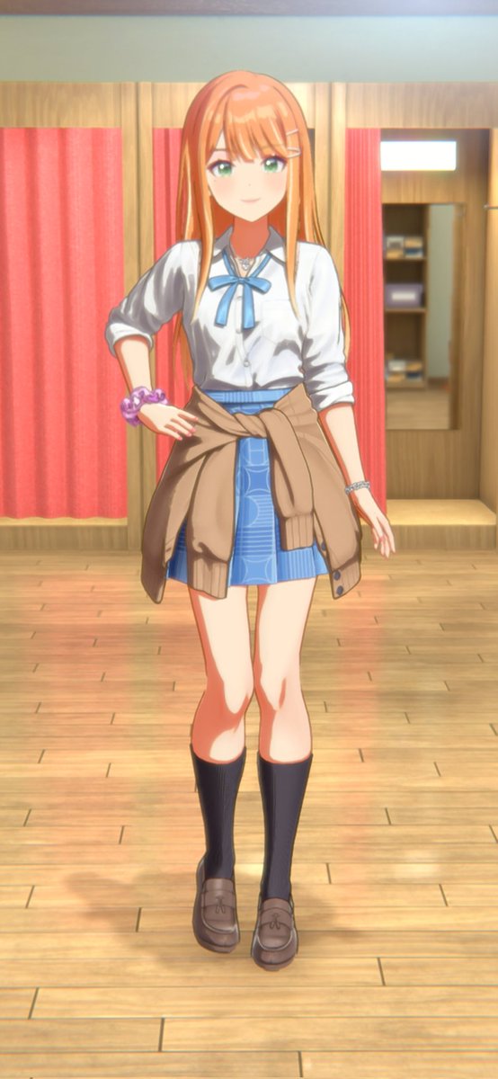 #原作の隣に自分の絵を貼る
原作と比べるとチンとパイがちょっと大きい気もしますね。 