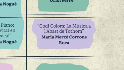 Editorial de Música Boileau (@boileaumusic) on Twitter photo El mètode innovador @CodiColors , a la 2a escola d'estiu de pedagogia instrumental!
📍 Dijous 11 Juliol, 12:00 <a href="/L_Interpret/">L'Intèrpret</a> (Lleida)
👉 Vols saber-ne més? boileau-music.com/ca/obres/codi-… El mètode innovador @CodiColors , a la 2a escola d'estiu de pedagogia instrumental!
📍 Dijous 11 Juliol, 12:00 <a href="/L_Interpret/">L'Intèrpret</a> (Lleida)
👉 Vols saber-ne més? boileau-music.com/ca/obres/codi-…