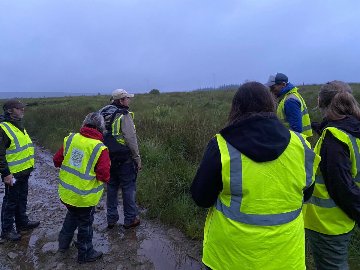 Thanks to those who joined us for our Nightjar and Bat walk last night. Better weather for toads perhaps but nevertheless a great opportunity to discuss the benefits of peatland restoration.