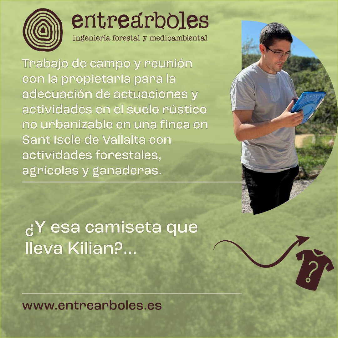 entrearbres's tweet image. 🌳“Trabajo de campo y reunión con la propietaria para la adecuación de actuaciones y actividades en el suelo rústico no urbanizable en una finca en Sant Iscle de Vallalta con actividades forestales, agrícolas y ganaderas”.
#trabajodecampo #solrustic #forestal #agricola #iof