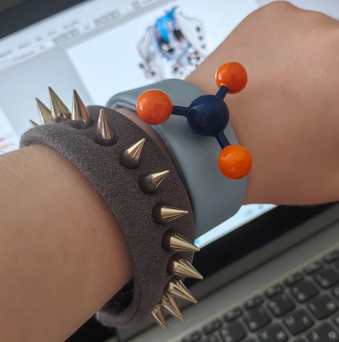 Dramatic_Darwin's tweet image. Stole collars from my plush children