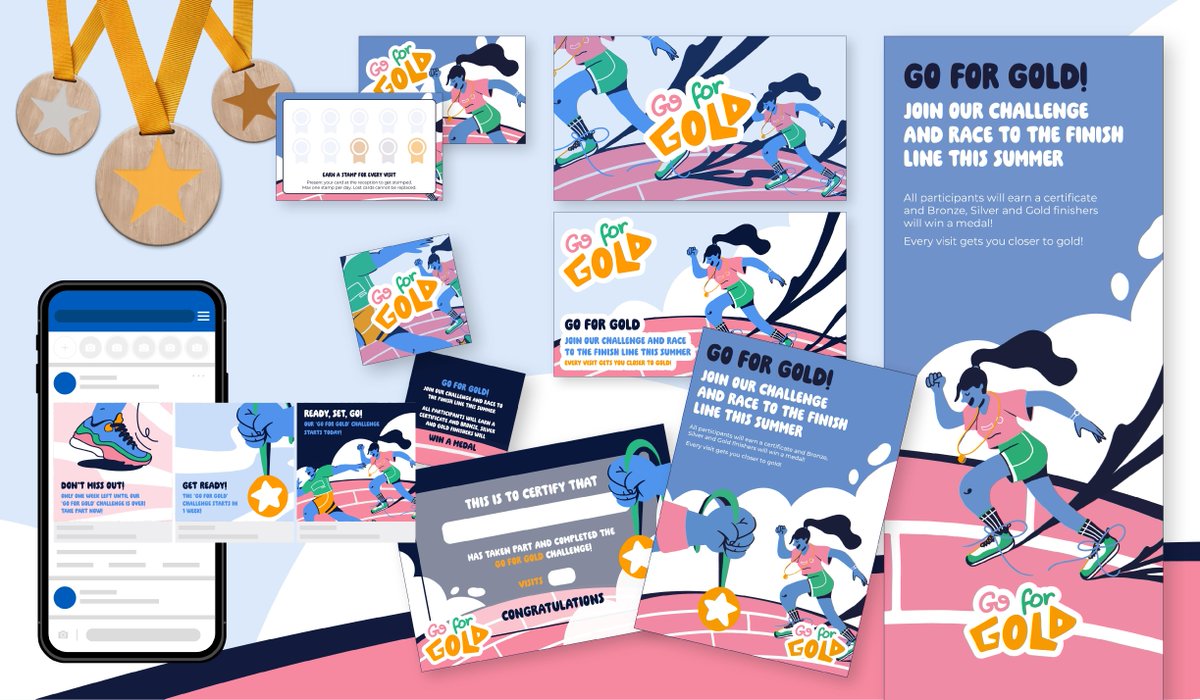The summer of sport is in full swing and we have the ideal way to help inspire your members with Bigwave's Going For Gold challenge 🤩

Email priority@bigwave.co.uk before Friday 12 July for more information or to place an order for your promotional kit.