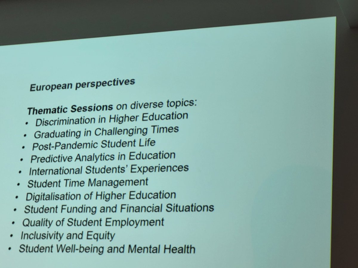 EUROSTUDENTtwt's tweet photo. It has started! 💥 Project coordinator Kristina Hauschildt just opened #EUROSTUDENT8 final conference and it’s in full swing now! Many interesting topics ahead 🤩
#EUROSTUDENT2024 #reshapingHE https://t.co/Lw686rEBe1