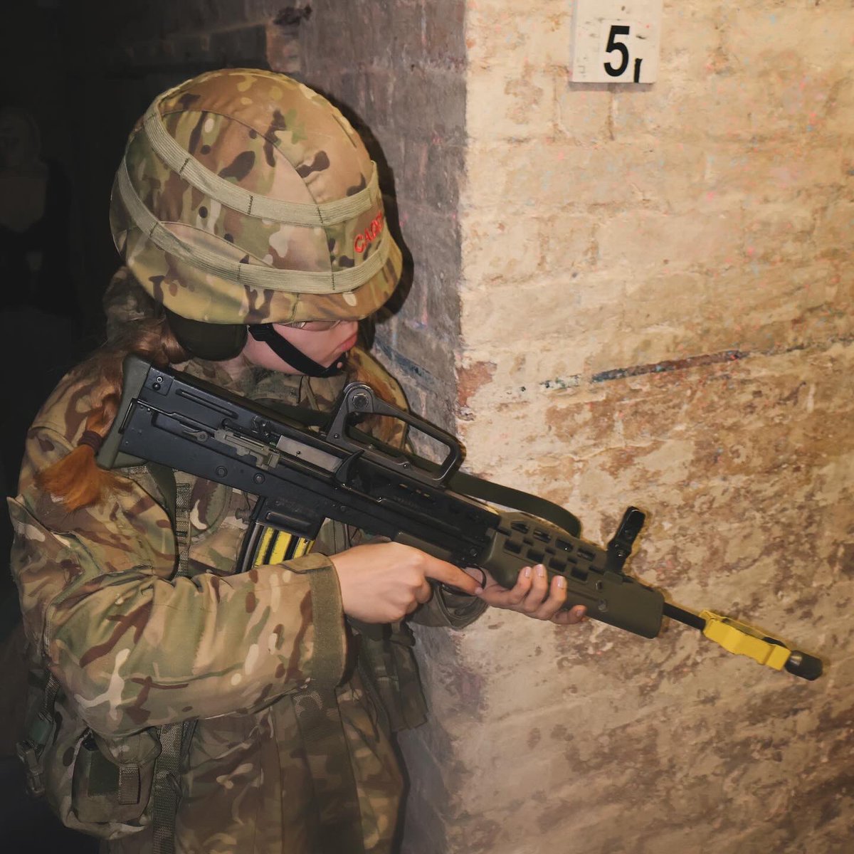 KingsSchoolCCF's tweet photo. in a series of scenarios and exercises using blank ammunition. At the end of this phase of the training, weapon cleaning was undertaken before travel to Hampshire for overnight accommodation at Berkshire ACF’s excellent Training Centre in Bramley. https://t.co/toNSEsy2Ne