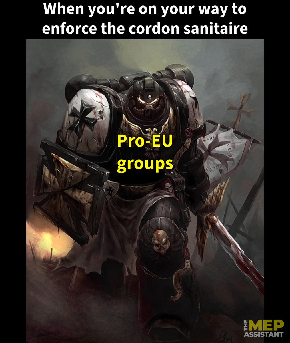 Cleanse the Eurosceptic;
Burn the pro-Russian;
Purge the far-right;

In the EU's name, let none have influence. #EU40k