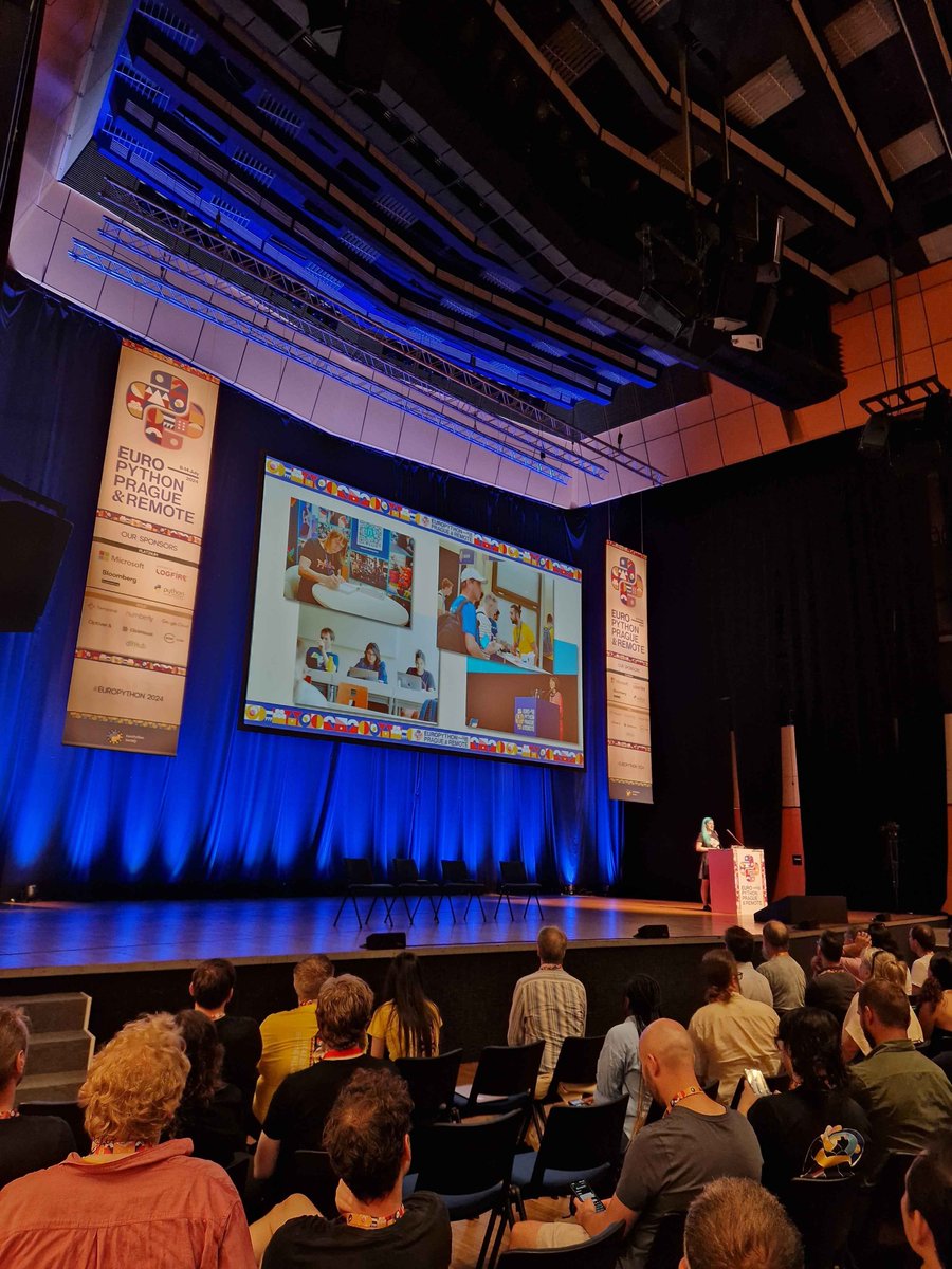 europython's tweet image. It&apos;s official 🎉🚀 EuroPython 2024 is now kicking off! 🌟 Join us for a week of innovation, learning, and Pythonic fun! 🐍📚 Let&apos;s make this year unforgettable! #EuroPython2024 #PythonCommunity
