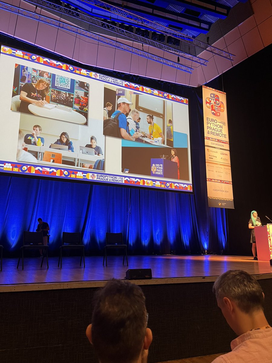 va_leriya's tweet image. I’m attending #europython2024 and was impressed to learn that it’s completely driven and organized by the volunteers.
