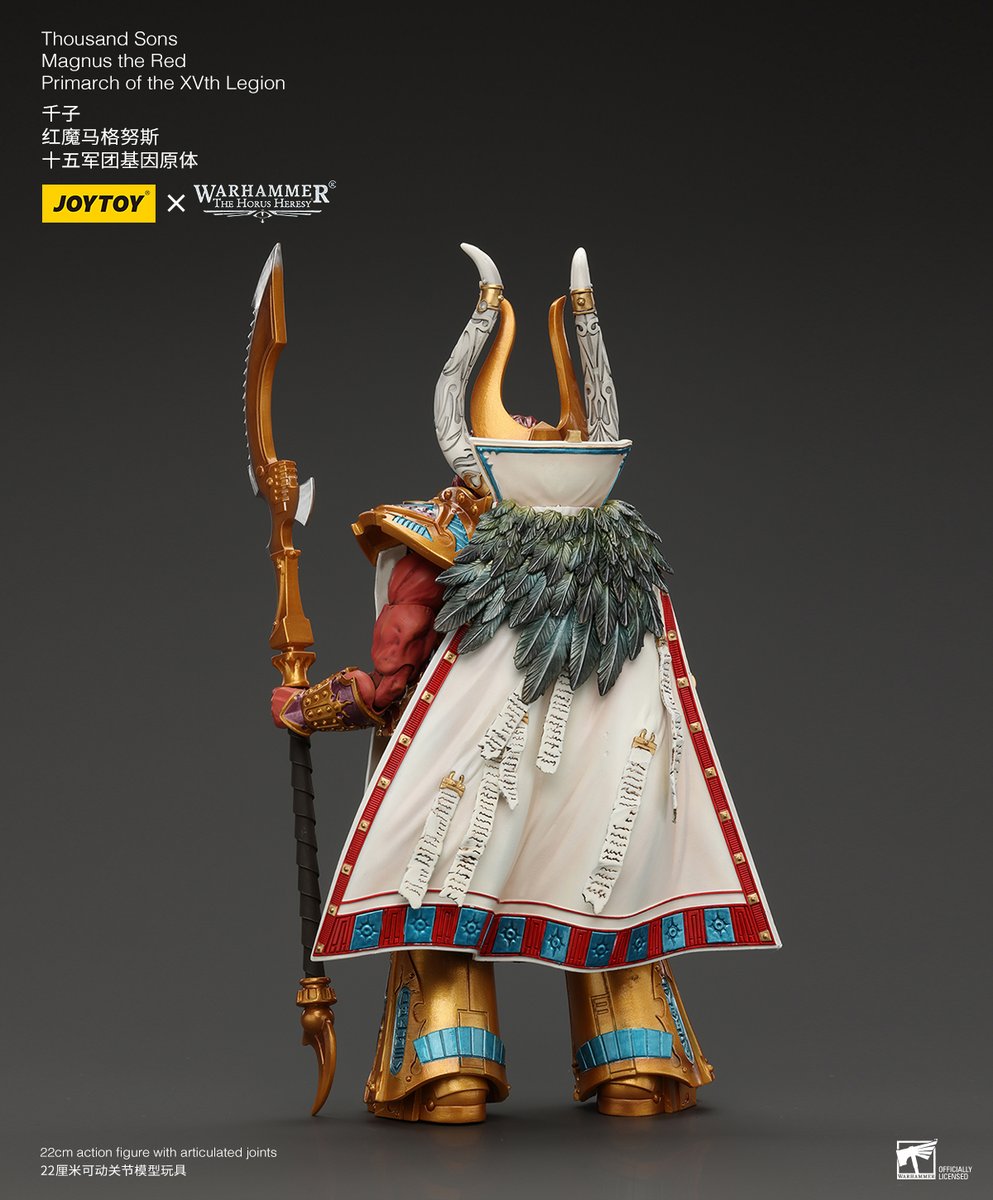 Joytoy_official's tweet photo. Thousand Sons
Magnus the Red
Primarch of the XVth Legion
#warhammer30k #warhammer40k #warhammercommunity #warhammer #joytoy #toyphotography #toy #toyphoto #actionfigure #actionfigures #joytoyactionfigures https://t.co/EBe2RTZ1lt