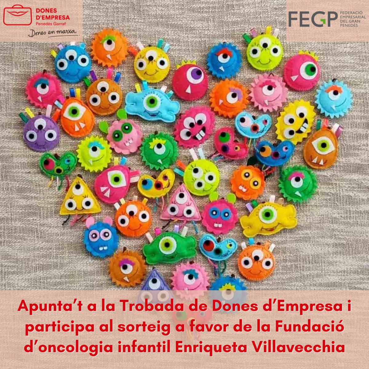 Últims dies per apuntar-se a la Trobada de <a href="/donesdempresa/">Dones d'Empresa</a> el 18 de juliol. Podreu participar del sorteig de magnífics regals en una iniciativa a favor de la Fundació d'oncologia infantil <a href="/FEVillavecchia/">Fundació Villavecchia</a> #FEGP #donesdempresa #Penedès #Garraf #empresa #solidari