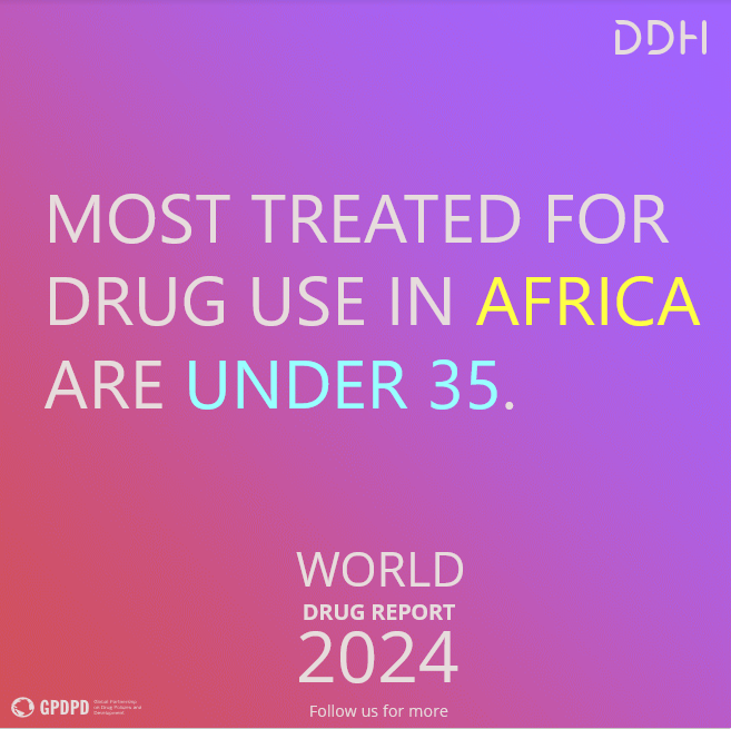 dev_drugs's tweet image. The majority of individuals treated for #druguse disorders in #Africa are under the age of 35. 🌍👭 The latest #WorldDrugReport sheds light on a troubling dynamic: the increasing involvement of young people in drug use and the #drugmarket. 👇🧵