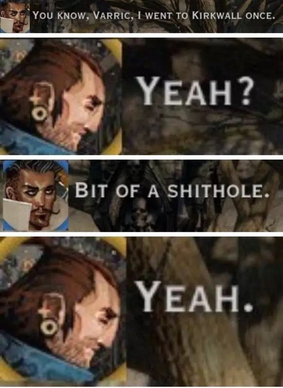 Aetheriia_'s tweet photo. Dragon age banter is top tier: https://t.co/5ikKePsj4w