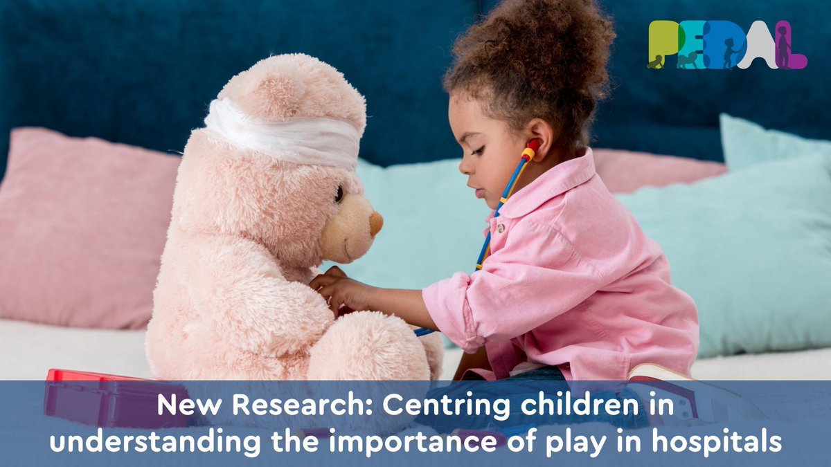 PEDAL Cam (@pedalcam) on Twitter photo PEDAL researcher <a href="/kelseygraber/">Kelsey Graber</a> published a new paper investigating what play in hospitals is like from the perspectives and experiences of young children.
A summary of her research and a link to the full paper can be found on the PEDAL website: buff.ly/3zzeRMj PEDAL researcher <a href="/kelseygraber/">Kelsey Graber</a> published a new paper investigating what play in hospitals is like from the perspectives and experiences of young children.
A summary of her research and a link to the full paper can be found on the PEDAL website: buff.ly/3zzeRMj