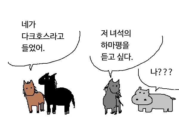 다크호스와 하마평 