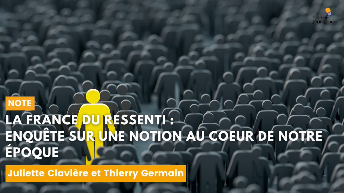 📝 Le ressenti est une notion de plus en plus présente dans nos vies et prend une place grandissante dans la prise de décision des électeurs. <a href="/JulietteClavie2/">Juliette Claviere</a> et <a href="/thierrygermain/">Thierry Germain</a> inaugurent notre cycle de travaux autour du ressenti. 

jean-jaures.org/publication/la…