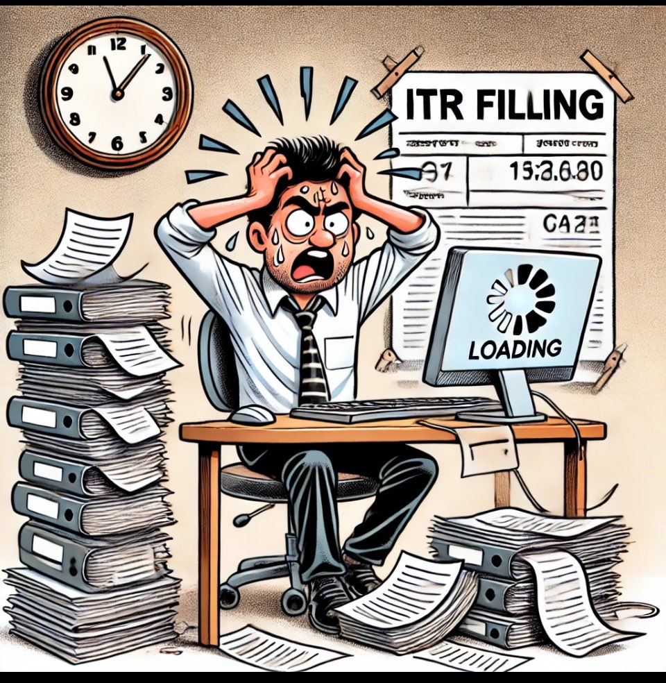 Sudhirhalakhndi's tweet photo. ITR FILING IS TOO DIFFICULT NOW , PLEASE HELP.
कुछ वर्ष पहले एक ITR अपलोड होने और रसीद जनरेट होने में एक मिनिट से भी कम का समय लगता था लेकिन इस समय पूरा तैयार और चेक किया हुआ ITR अपलोड करने और रसीद जनरेट में कम से कम 20 मिनिट का समय लग रहा है । 
क्या समस्या है आप इसे देख कर दूर करे ताकि कम से कम पहले जैसा काम तो हो सके ।
आदर सहित ! धन्यवाद ।
@IncomeTaxIndia @FinMinIndia @TimsyJaipuria