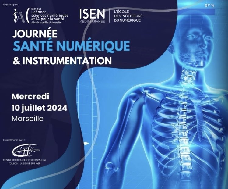 Francois Devred (@francois_devred) on Twitter photo Ouverture de la journée « Santé numérique et instrumentation » par Mustapha Ouladsine (Institut Laennec) et Dominique Collard <a href="/isenmed/">ISEN Méditerranée</a>
<a href="/aphm_actu/">AP-HM - Hôpitaux Universitaires de Marseille</a> @univamu <a href="/paoli_calmettes/">Institut Paoli-Calmettes (IPC)</a>
Possibilité de suivre en ligne => tinyurl.com/2p2sc2k5 Ouverture de la journée « Santé numérique et instrumentation » par Mustapha Ouladsine (Institut Laennec) et Dominique Collard <a href="/isenmed/">ISEN Méditerranée</a>
<a href="/aphm_actu/">AP-HM - Hôpitaux Universitaires de Marseille</a> @univamu <a href="/paoli_calmettes/">Institut Paoli-Calmettes (IPC)</a>
Possibilité de suivre en ligne => tinyurl.com/2p2sc2k5