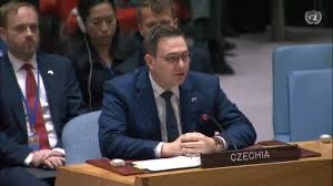 yasminalombaert's tweet photo. Russia did not allow Czechia to speak at the UN Security Council, yesterday.  They are afraid of criticism and their vocal positions.

Czechia gave the speech to their ambassador in Prague.

What did they want to say? 

“First and foremost, on behalf of Czechia, I wish to express my profound sorrow and sadness at the attacks on Okhmatdyt Children's Hospital as well as on several maternity hospitals in Kyiv and across Ukraine, resulting in many dead and wounded. What happened yesterday is unconscionable. It is beyond the pale. Czechia condemns in the strongest terms the devastating attacks perpetrated by the Russian Federation. 

The horrific spectacle of relentless death and destruction caused by Russia’s blatant aggression reached a new dark chapter yesterday. Targeting small, innocent and sick children with hypersonic missiles is utterly shocking. 

Directing attacks against civilians and civilian objects is a war crime, and any such attacks are unacceptable and must end immediately. Regrettably, Russia continues to completely disregard international law as well as claims for durable and just peace. It is more than obvious that arguments such as “mistaken strike” or “Ukrainian air defence caused it” do not hold any ground here. Russian military must have known perfectly well what civilian targets they aimed at and what damage these strikes would cause. 

Colleagues, No matter what lies the Russian propagandists continue to spread, the simple truth remains: putin’s Russia is the aggressor. The launching of this war of territorial aggression is Russia’s choice. The gross violation of the UN Charter and international law is Russia’s choice. 
The bombing of schools and hospitals is Russia’s choice.
The killing of children and civilians is Russia’s choice. 

Let that sink in. Those responsible for this war must be held to account. 

Colleagues, Ukraine needs our support. Ukraine is defending its territorial integrity and fighting for its survival. I want to use this opportunity to reaffirm that Czech support for Ukraine remains unwavering. 

The international community must take concrete steps to end the war and support Ukraine’s sovereignty within its internationally recognised borders. Czechia is determined to work with all those who genuinely uphold the key principles of the UN Charter to bring an end to Russia’s aggression against Ukraine once and for all.”

( photo: Foreign Minister of Czechia, Jan Lipavsky at a meeting of the UN security)