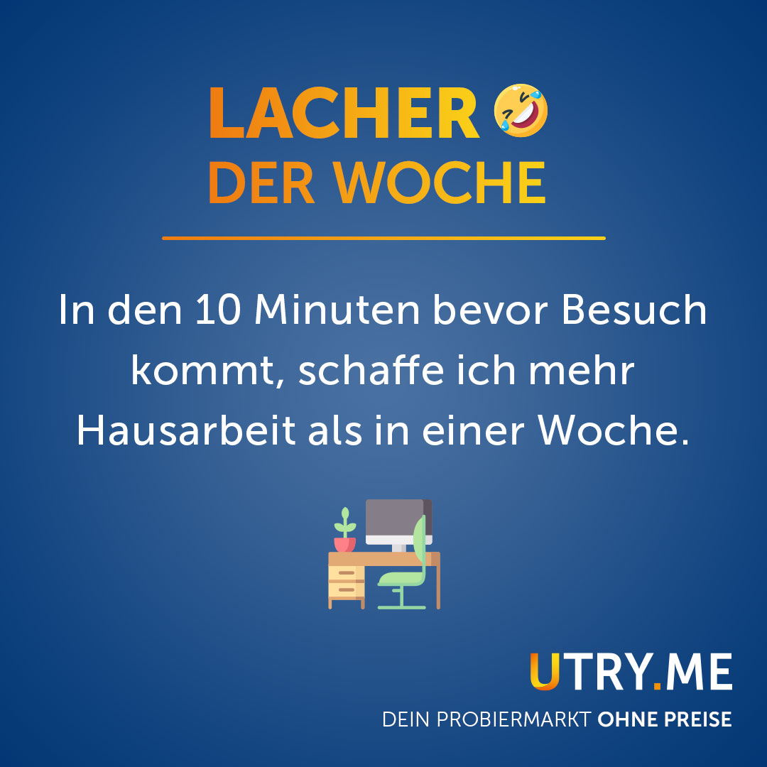 UTRY.ME präsentiert den LACHER DER WOCHE🤣⁠
⁠
Was hat dich diese Woche zum Schmunzeln gebracht?
⁠
Wir freuen uns wahnsinnig auf eure Vorschläge!☺️⁠
⁠
#utryme #lacherderwoche