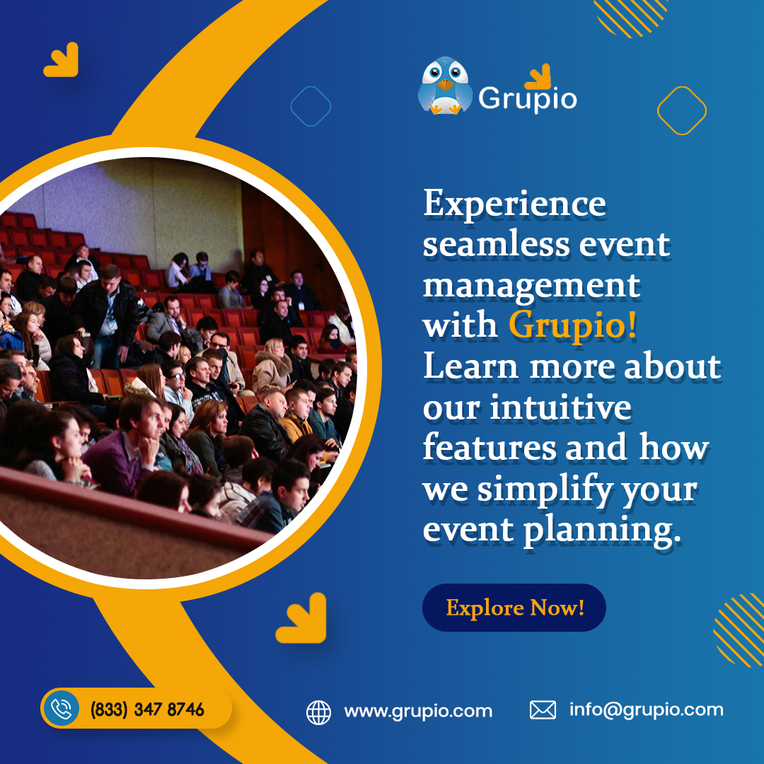 grupio_mobile's tweet image. Engage your virtual audience smoothly with Grupio! Our platform makes it easy to host interactive online conferences to create impactful, memorable experiences for your attendees. 
Make your next event unforgettable!

#virtualevents #onlineevents #virtualeventmanagement #Grupio