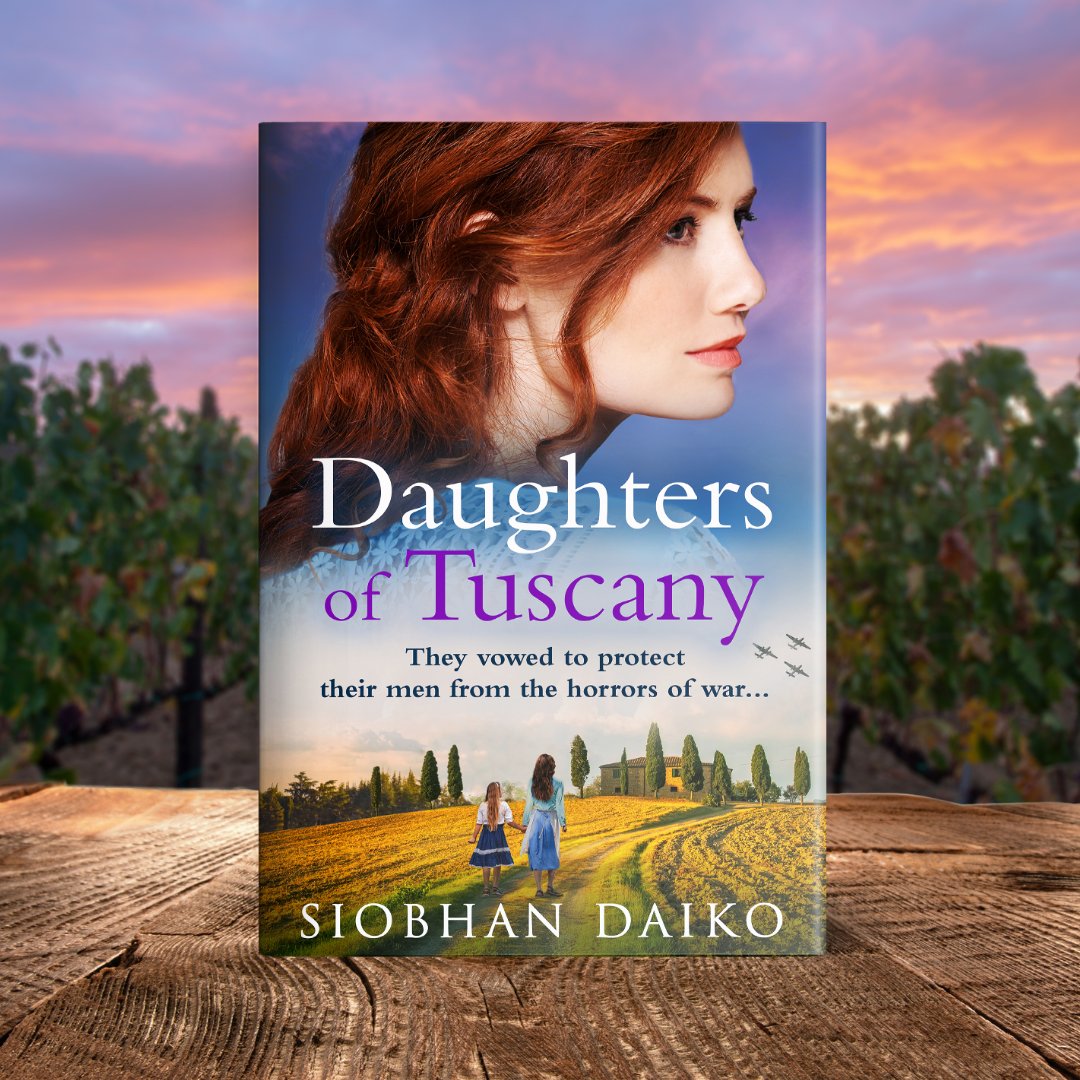 BoldwoodBooks's tweet photo. Happy publication day to #DaughtersofTuscany by @siobhandaiko !  🇮🇹 This beautiful wartime historical novel follows 2 women as they try to save their loved ones amidst wartime tension in Italy. Get your copy 📖 https://t.co/FCmLewUKES https://t.co/fI5yjhJXUo