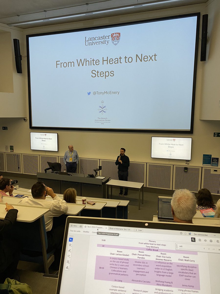 #TaLC2024 - Day 3️⃣
Final day of the conference, starting with a plenary by Tony McEnery