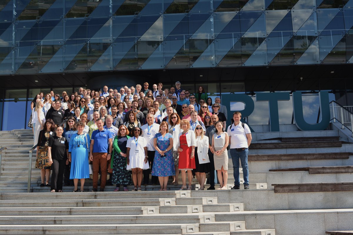 EuropUnivTech's tweet photo. 📍👥The annual Riga Week took place at the @RTU_LV Campus in Ķīpsala from 8th until 12th of July, gathering more than 150 participants from all 9 EUT+ partner universities👉https://t.co/NIvYl3VBZc #EUT+ #EUTPlus #RigaWeek https://t.co/T5ZrXBu4NH