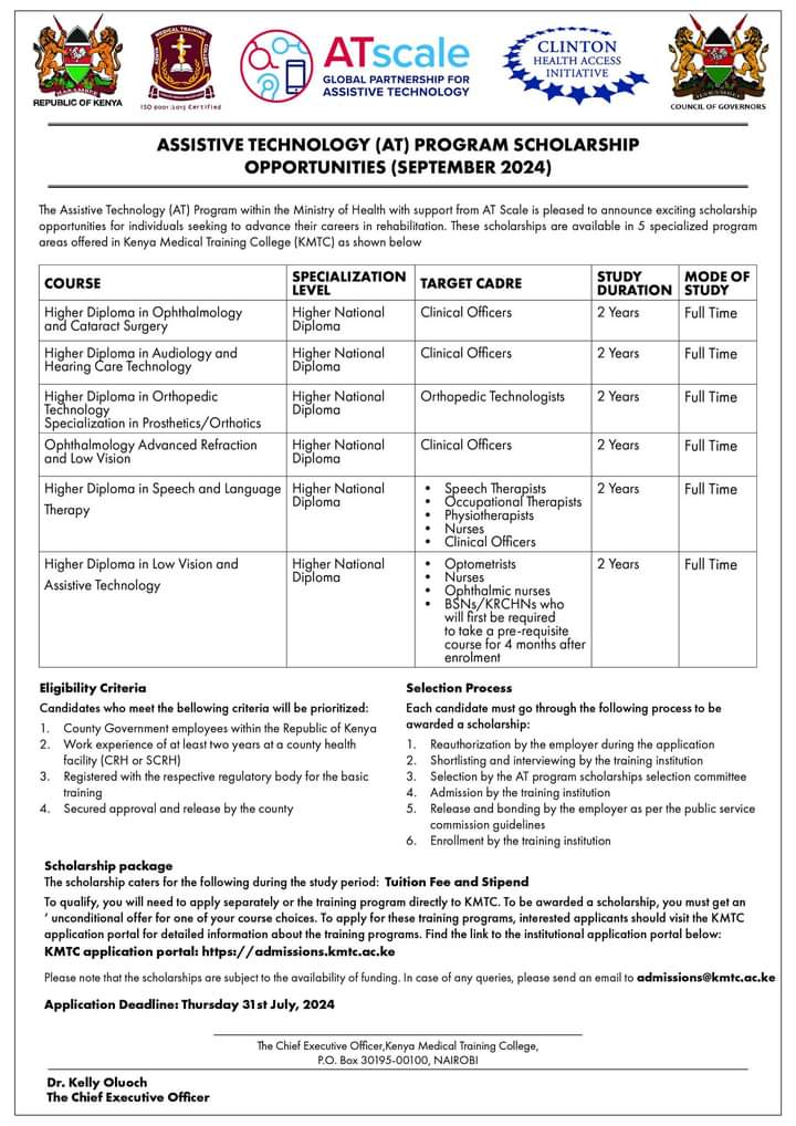 Kmtc_official's tweet photo. Scholarship opportunities!

Apply TODAY!

Good luck! 

#GoingtoKMTC #Wearekmtc #ForeverKMTC https://t.co/NORf6st6gu