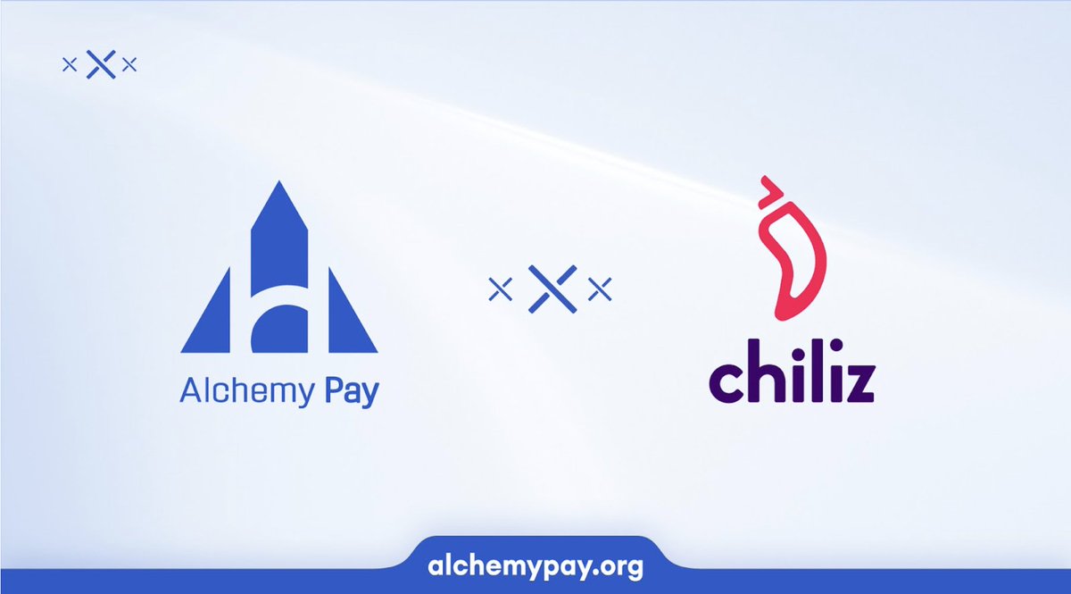 AlchemyPay's tweet photo. Introducing our partner @Chiliz, the leading sports blockchain and the home of SportFi⚽️🏀🏐

#AlchemyPay has expanded its support to Chiliz Chain & CHZ, and 13 fan tokens within the #Chiliz ecosystem.

Together, we are bringing fiat-crypto payments in sports, enhancing fan engagement and connecting fans with brands in new ways✨

https://t.co/07mXPjDMhA

$ACH