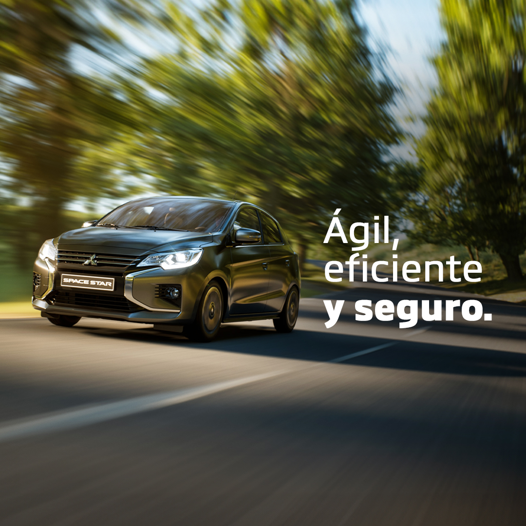 Mitsubishi_ES's tweet photo. La agilidad, eficiencia y seguridad de un #SpaceStar hará que brilles en cada kilómetro ¿A qué estás esperando para brillar ✨✨✨? #brillibrilli #Mitsubishi https://t.co/e9aMjurWMZ