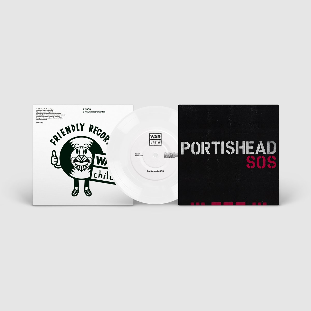 Portisheadinfo's tweet photo. PORTISHEAD SOS – WAR CHILD 7” PRESALE
A message from Friendly Records:
We are thrilled to be able to announce our second release in collaboration with the amazing charity @WarChildUK 
https://t.co/qGEfC4Bfcq
AVAILABLE TO PRE-ORDER TOMORROW (Thursday 11th July) at 9am UK https://t.co/4lb6Z9UG17